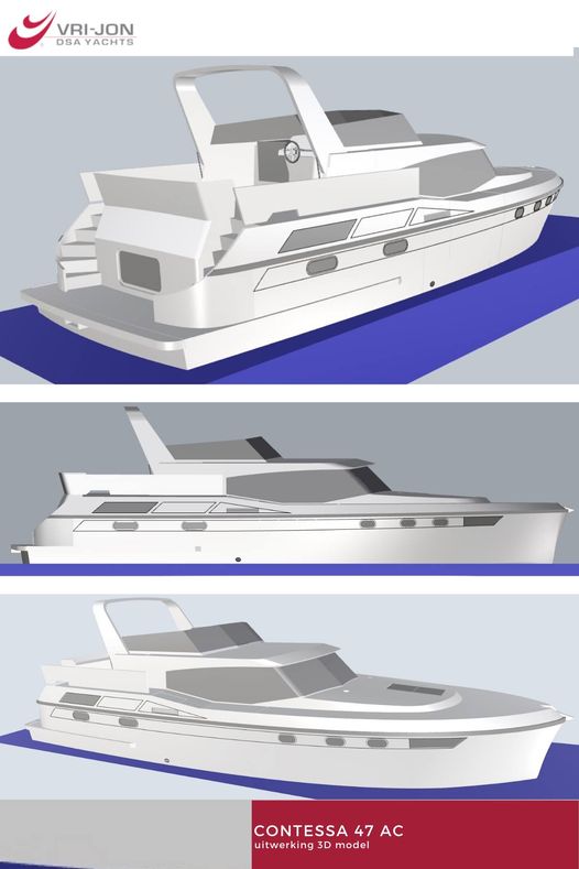 3D model Contessa 47 AC